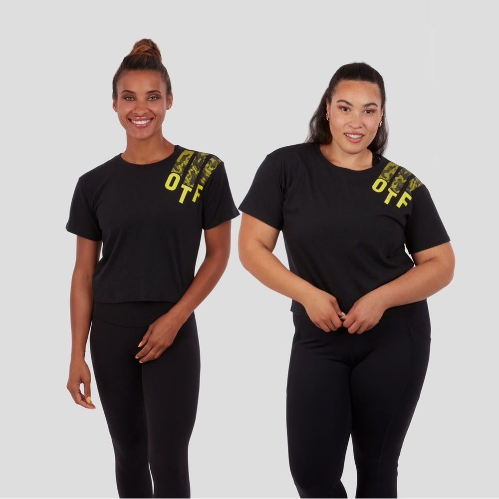 🆕Cropped ORANGETHEORY T-Shirt, Size Medium